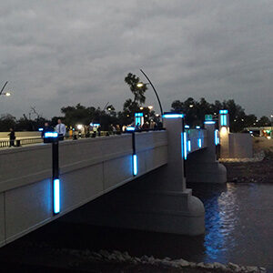 Webster Street Bridge Decorative Lighting, Dayton, OH