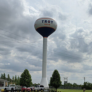 New Extra High Service Zone 0.75 MG Elevated Tank, Troy, OH