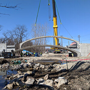 Raines Crossing Bridge at Rose Run, New Albany, OH