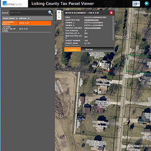 Tax Map Registration GIS, Licking County, OH